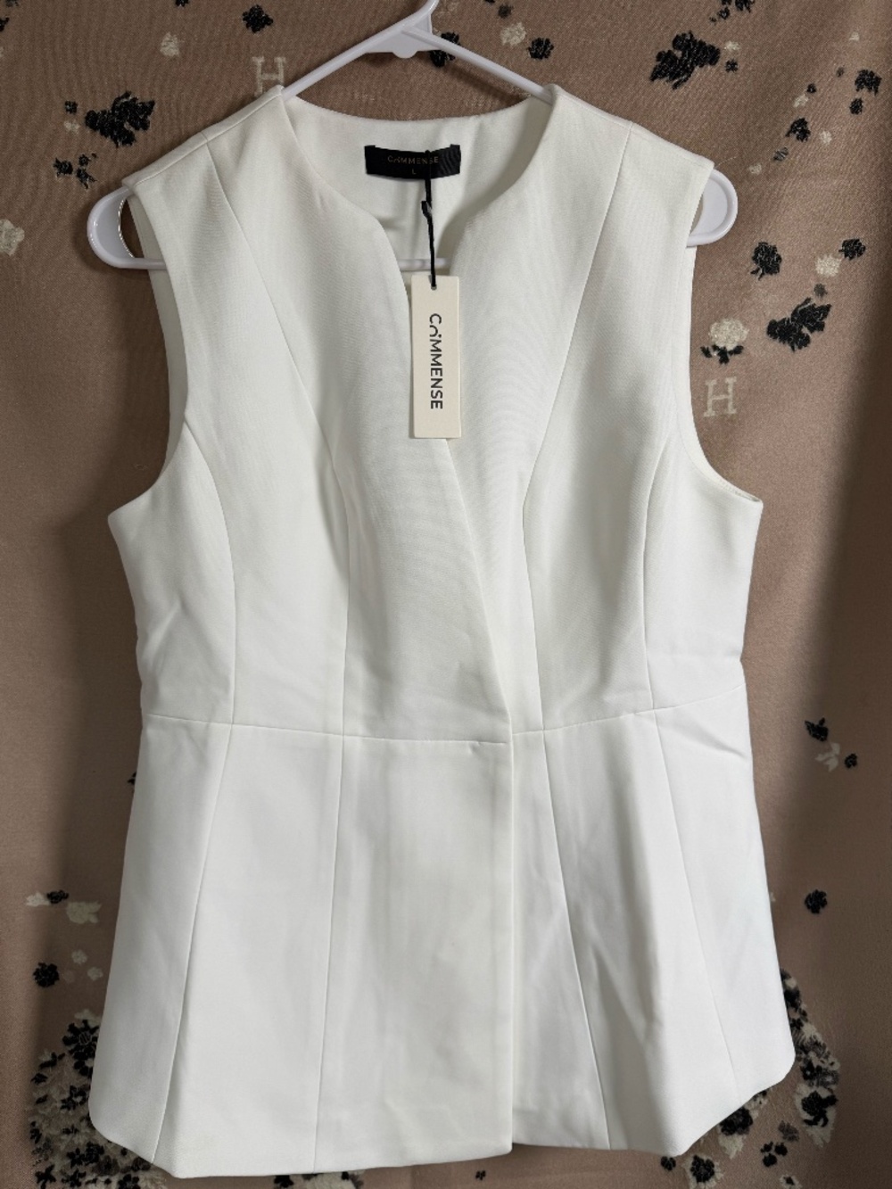 Commense Women's Sleeveless Longline Blouse